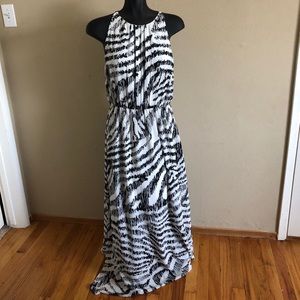 H&M chiffon maxi dress